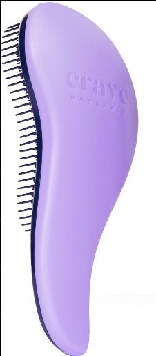 Glide Thru Detangling Hair Brush - 7.5X3-Inch Wet or Dry Curly Straight Hair - Ergonomic Design